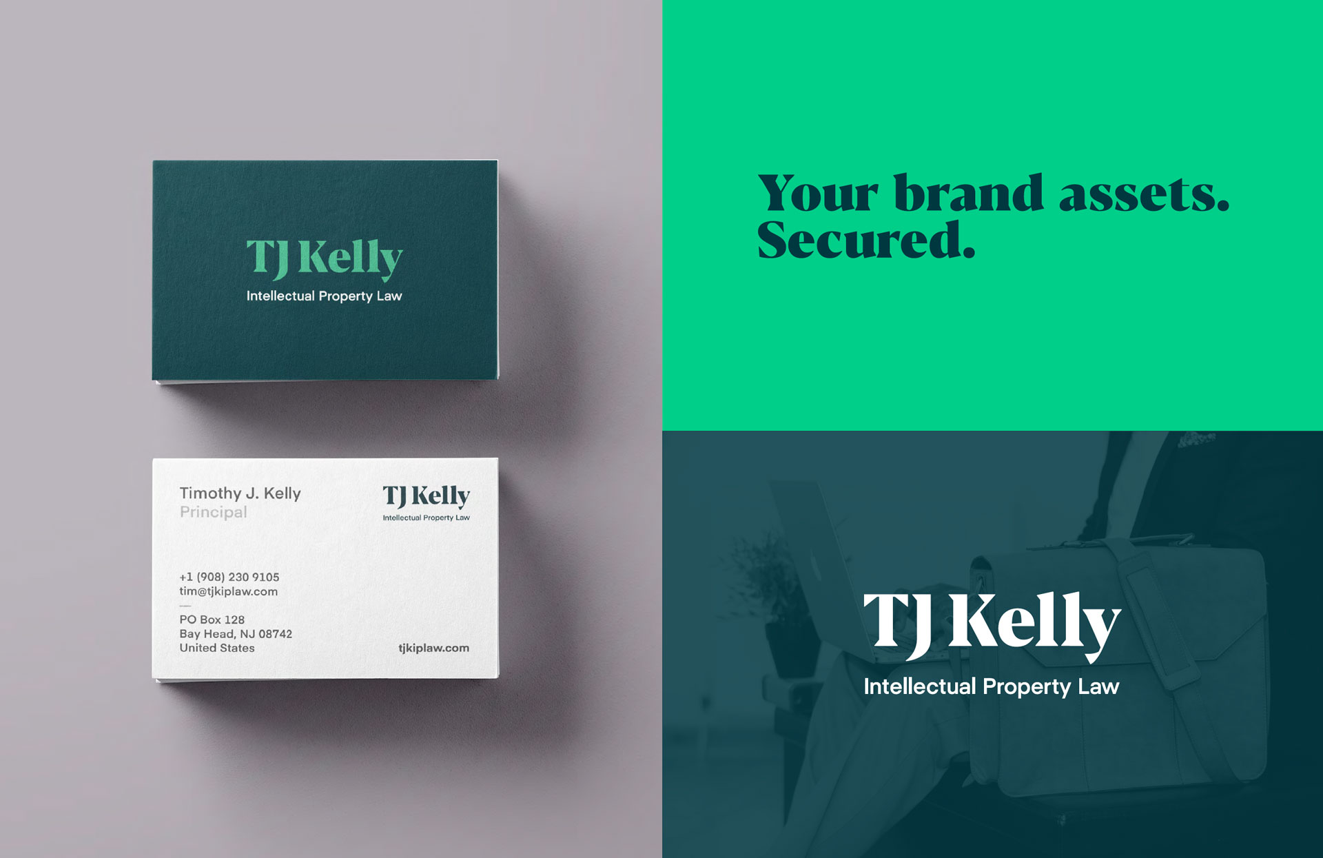 TJK Law Rebrand, Stationery & Website Design