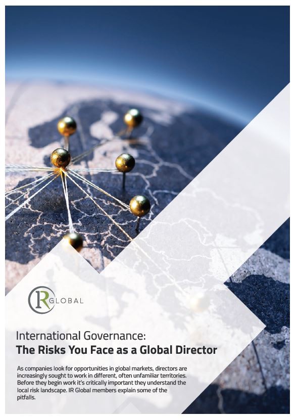 International Governance: The Risks You Face as a Global Director